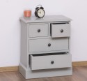 Nightstand with 4 drawers