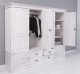 Cabinet with 4 + 2 doors, 4 drawers