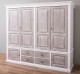 Cabinet with 4 + 2 doors, 4 drawers