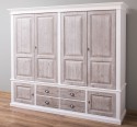 Cabinet with 4 + 2 doors, 4 drawers