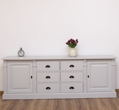 Buffet with 2 doors, 6 drawers, BAS, Directoire Collection