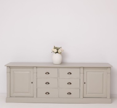 Buffet with 2 doors, 6 drawers, BAS, Directoire Collection