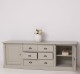 Buffet with 2 doors, 6 drawers, BAS, Directoire Collection