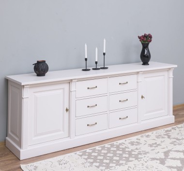 Buffet with 2 doors, 6 drawers, BAS, Directoire Collection