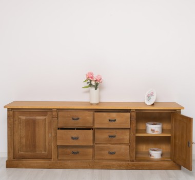 Buffet with 2 doors, 6 drawers, BAS, Directoire Collection