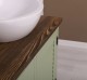 Bathroom cabinet with 2 lamellar doors - sinks are not included in the price