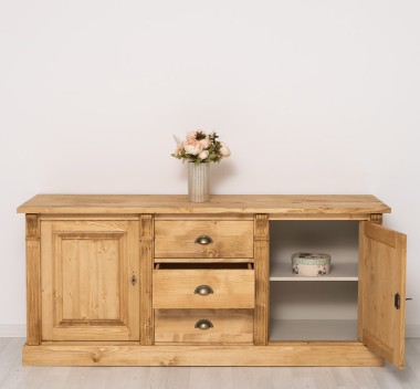 Buffet with 2 doors, 3 drawers, BAS, Directoire Collection