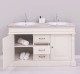 Bathroom cabinet for 2 sink, ornate - sink are not included in the price