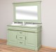 Bathroom cabinet for 2 sink, ornate - sink are not included in the price