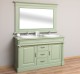 Bathroom cabinet for 2 sink, ornate - sink are not included in the price