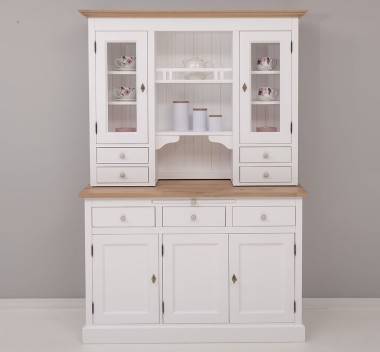 3-door sideboard, 3 BAS drawers + 2 glass doors, 4 drawers, SUP open space