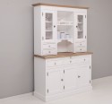 3-door sideboard, 3 BAS drawers + 2 glass doors, 4 drawers, SUP open space