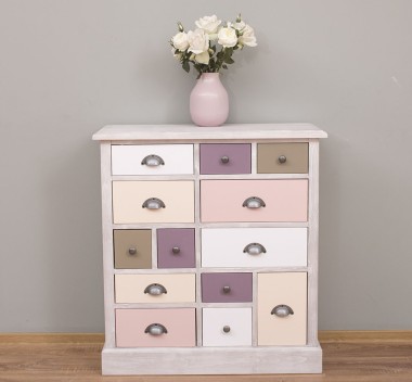 Chest of drawers with 13 drawers