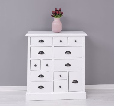 Chest of drawers with 13 drawers