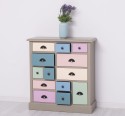 Chest of drawers with 13 drawers