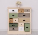 Chest of drawers with 13 drawers