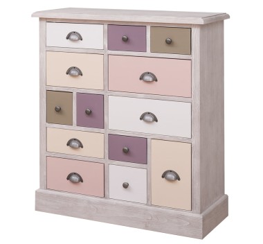 Chest of drawers with 13 drawers