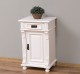 bedside cabinet with one door and one drawer, 50 x 40 x 80 cm, MDF