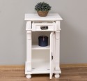 bedside cabinet with one door and one drawer, 50 x 40 x 80 cm, MDF