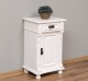 bedside cabinet with one door and one drawer, 50 x 40 x 80 cm, MDF