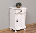 bedside cabinet with one door and one drawer, 50 x 40 x 80 cm, MDF