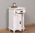 bedside cabinet with one door and one drawer, 50 x 40 x 80 cm, MDF