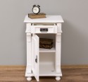 bedside cabinet with one door and one drawer, 50 x 40 x 80 cm, MDF