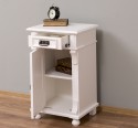 bedside cabinet with one door and one drawer, 50 x 40 x 80 cm, MDF