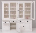 Buffet cabinet with eight doors and four drawers, 227 x 50 x 225 cm, MDF