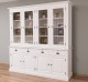 Buffet cabinet with eight doors and four drawers, 227 x 50 x 225 cm, MDF