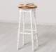 Bar stool with turned legs