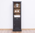 Bathroom furniture with 1 door, 1 drawer, 2 shelves