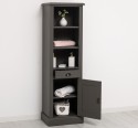 Bathroom furniture with 1 door, 1 drawer, 2 shelves