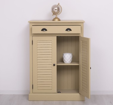 Chest of 2 doors and 1 drawer, Shutter Collection