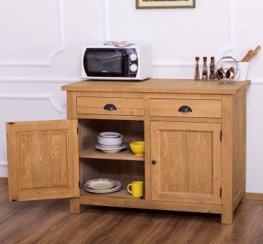 Kitchen cabinet with 2 doors, 2 drawers