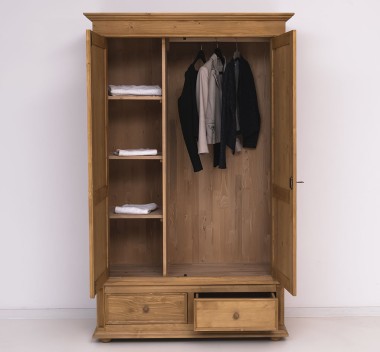 Wardrobe with 2 doors and 2 drawers