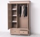 Wardrobe with 2 doors and 2 drawers