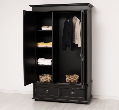 Wardrobe with 2 doors and 2 drawers