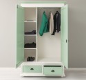 Wardrobe with 2 doors and 2 drawers