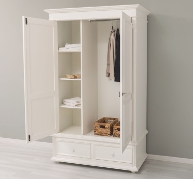 Wardrobe with 2 doors and 2 drawers