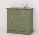 Chest of drawers with 2 narrow drawers + 3 wide drawers