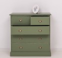 Chest of drawers with 2 narrow drawers + 3 wide drawers