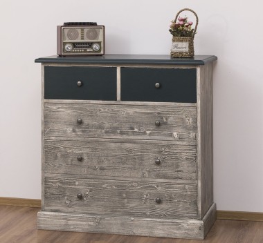 Chest of drawers with 2 narrow drawers + 3 wide drawers