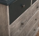 Chest of drawers with 2 narrow drawers + 3 wide drawers