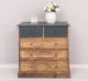 Chest of drawers with 2 narrow drawers + 3 wide drawers