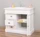 Ornamental bathroom cabinet for sink with 3 drawers and 1 door - sink is not included in the price