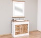 Ornamental bathroom cabinet for sink with 3 drawers and 1 door - sink is not included in the price