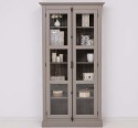 Glass display case, 2 doors with Cremone