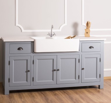 Kitchen furniture with double sink