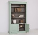 Bookcase with 2 doors, open shelf, Directoire Collection